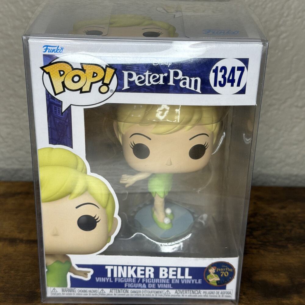 Funko Pop Disney Peter Pan Tinker Bell #1347 Vinyl Figure w/ Protector